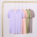 Luoluomu3.0 Short-Sleeve Sports Yoga T-Shirt, Quick-Dry, Round Neck, Slim Fit Top Women For Yoga, Running, And Fitness_ecoleips.com
