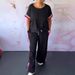 Women's Clothing Fashion Round Neck Short Sleeved Sports Leisure Suit_ecoleips.com