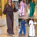Women's Clothing Summer Jumpsuit Casual Solid Color Lapel Ruffle Sleeves Mid Waist Pocket Jumpsuit_ecoleips.com