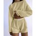 Cross-border Spring/Summer New European American Women's Outfits Fashionable Simple Slim Fit Loose Pullover Top_ecoleips.com