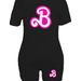 Women's Clothing American Style Two Piece Tracksuit T-Shirt And Shorts Set_ecoleips.com