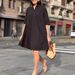 Women's Casual And Elegant Cotton And Linen Dress New Summer Fashion Elegant Short Sleeve White Loose Beach Party Dresses Robe_ecoleips.com