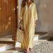Women's Striped Print Long Shirt Dress Casual Loose Fit Zipper Closure Thin Spring Summer Fashion Style_ecoleips.com