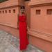 Women's Clothing Ice Silk Wrinkle Handmade Large Flower Sling Female Evening Dress Long Skirt_ecoleips.com