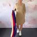 2024 Summer New Cross-Border Fashion European And American Solid Color V-Neck Mid-Length Dress Women's Clothing_ecoleips.com