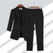 Women's Clothing Professional suits for women spring and summer new simple solid color large size suits elegant slim suits two piece suits_ecoleips.com
