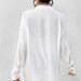 Women's Clothing Bamboo Cotton Shirt Style Sun Protection Shirt Beach Cover Up Holiday Bikini Swimsuit Outerwear_ecoleips.com