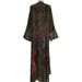 Muslim Dress Women Women's Chiffon Printed Fashion Robe Versatile Ethnic Style Outerwear Polyester Muslim Dress_ecoleips.com
