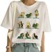 Summer European And American Cross-border Foreign Trade Plus-size T-shirt, Round-neck Casual Loose-fitting Short-sleeve_ecoleips.com