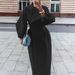 Women's Clothing Autumn And Winter Solid Color Retro Lapel Women's Woolen Coat Long Woolen Coat Women_ecoleips.com