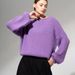 Women's Batwing Sleeve Off-Shoulder Knit Sweater - Soft & Stretchy Pullover Top In 10 Colors (White, Pink, Blue, Red, Yellow, Fuchsia, Orange, Black)_ecoleips.com