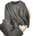 Women's Clothing Round Neck Casual Temperament Versatile Knitted Suit High Waist Wide Leg Pants Two Piece Suit_ecoleips.com