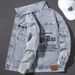 Women's Clothing Embroidered Denim Jacket For Men Korean Style Trendy And Stylish Loose Fit Versatile Top New Spring Autumn_ecoleips.com