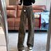 Autumn Winter Wasteland Style Leopard Print Jeans For Women High Waist Leg-Lengthening Elegant Wide-Leg Straight Casual_ecoleips.com