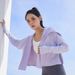 Women's UPF50+ Sun Protection Jacket - 92% Ice Silk With Wide Brim Hood & Thumb Holes Lightweight & Breathable For Outdoor/Beach_ecoleips.com