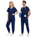 Women's Clothing Unisex Washing Clothes Surgical Clothes Oral Dentist Surgical Clothes Quick Drying Hospital Nurse Clothes Split Suit_ecoleips.com