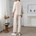 Women's Elegant Blazer & Pants Suit Set - Office To Weekend Stretch Polyester Wrinkle-Resistant Outfit (White/Blue/Lavender/Gray, S-4XL)_ecoleips.com