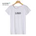 Custom Logo Women's Summer Short Sleeve Blank T-shirts Ladies Casual Basic Cotton Spandex Slim Fit O-neck T Shirts_ecoleips.com