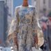 Women's High-Waisted Slim Fit Dress Long Sleeve Digital Print French Style Flared Sleeve Casual Elegant_ecoleips.com