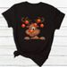 New Christmas-themed Fashion Loose Casual Short-sleeve Top For Women_ecoleips.com