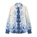 European American Style Printed Lyocell Shirt And Pants Set Women's Clothing Stylish Homme Made New Arrivals_ecoleips.com
