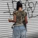 Women's Clothing Retro Camouflage Branch Pattern Minimalist Casual Round Neck Short Sleeved T Shirt_ecoleips.com