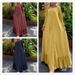 Women's Clothing New Middle Eastern Muslim Southeast Robe Cotton And Linen Loose Temperament Long Sleeve Commuter Long Dress_ecoleips.com