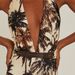 Women's Clothing Swimsuit New Style Deep V Halter Neck Retro Print One Piece Swimsuit Suit Female_ecoleips.com