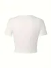 I Don't Make Mistakes, I Date Them Letter Print Crop Top Vest Women's Print Round Neck Sleeveless Shirt Cropped T-shirt Sexy_ecoleips.com
