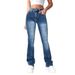 Women's Clothing Retro Hot Girl Jeans Tight Slim Fit High Stretch Micro-pants_ecoleips.com