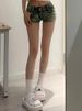 American Vintage Hot Girl Denim Shorts Female Summer New Low Waist Show Thin High Street Design Feeling Pack Hip Ultra Short Hot_ecoleips.com