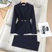 Women's Clothing Professional Suits For Spring Sophisticated Work Attire For Exams Interviews Commuting Formal Wear Jewelry Stores Beauty Salons_ecoleips.com