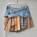 Women's Clothing Low Waist Patchwork Denim Skirt For Women Stylish And Age Reducing Personality Patchwork Design Irregular Skirt Trend_ecoleips.com