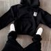 Women's Spring Autumn Classic Letter Print Hooded Sweatshirt And Casual Wide Leg Pants Set_ecoleips.com