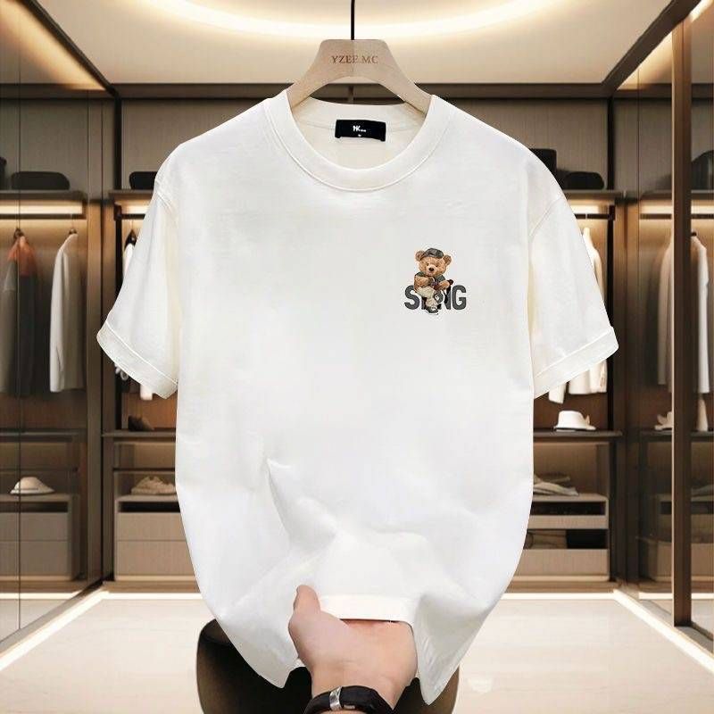 Men And Women Casual Loose Round Neck High-quality Short-sleeved T-shirt XS-2XL_ecoleips.com