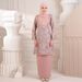 Modest Muslim Dress – Long Sleeve Maxi Skirt With 3D Floral Print, Breathable & Stylish (S-5XL, Multiple Colors)_ecoleips.com
