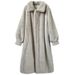 Luxury Longline Faux Fur Coat – Plush Winter Outerwear With Shawl Collar (3 Elegant Colors) For Streetwear & Evening Glamour_ecoleips.com