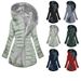Women's Winter Hooded Parka Coat With Fleece Lining, Slim Fit Long Puffer Jacket, Warm Thickened Polyester Filling, Multiple Colors & Sizes_ecoleips.com