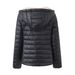 Women's Fleece-Lined Hooded Coat – Striped Winter Jacket With Thick Cotton Padding For Casual & Commuter Style_ecoleips.com