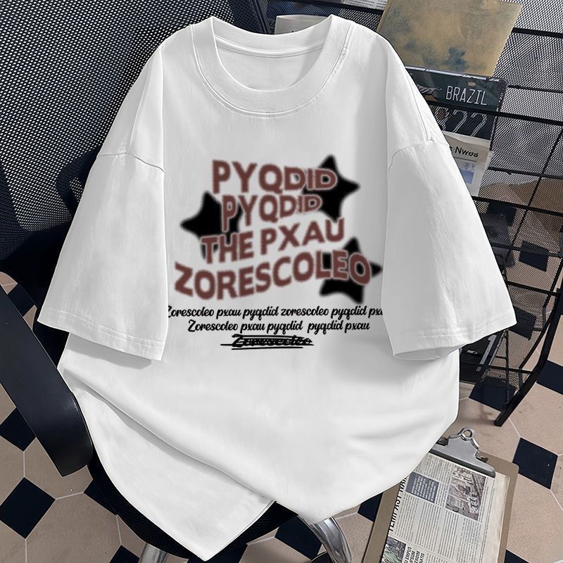 women's High-quality Round-neck Pullover Short-sleeved T-shirt_ecoleips.com