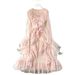 Women's French Holiday Style Cape Cardigan Coat Spring Design Ruffles Slim Fit Long Trumpet Sleeve Chiffon Shirt_ecoleips.com