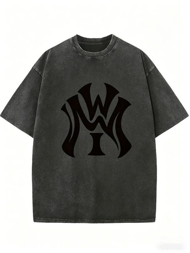 Unisex Loose Fit Vintage T-Shirt, Washed Streetwear Tee With Minimalist Casual Fashion Style_ecoleips.com