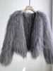 Mao Mao Jacket Women's Thick Plush Small Fragrant Wind V-neck Temperament Women's Clothing_ecoleips.com