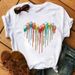 Wholesale Cross-border Clothing, Simple Letter-print, Heart And Dog Paw Women's T-shirts_ecoleips.com