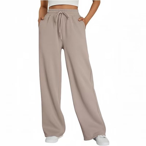 Women's Summer Casual Jogger Pants With Drawstring Waist | Loose Fit Breathable Polyester Trousers For Outdoor Sports_ecoleips.com