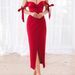 Women's Clothing Spring And Summer New Women's Wear Wish Sexy V Neck Suspender Hip Dress New Spot_ecoleips.com