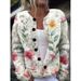New 3D Digital Print Cardigan Knitted Coat For Women Early Spring Autumn Fashion_ecoleips.com