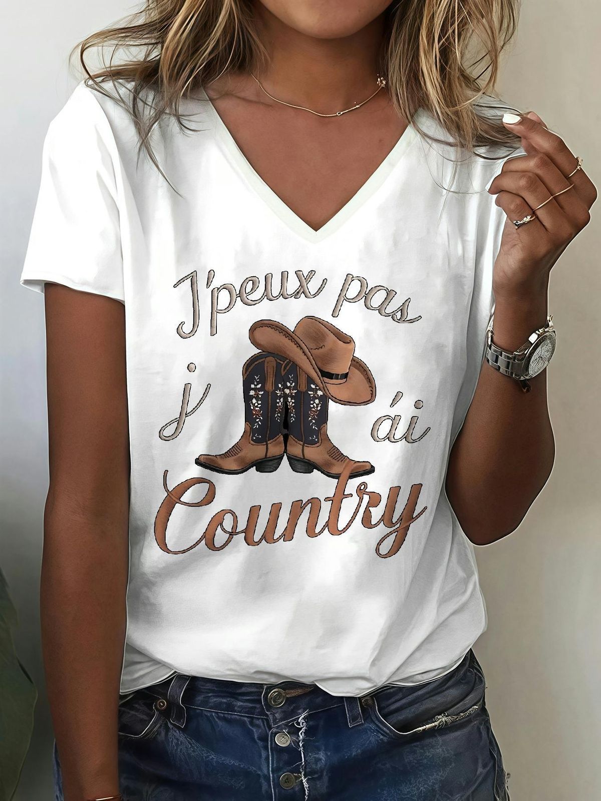 Women's Clothing Short Sleeved T Shirt Summer Cartoon Printing Design Loose Top_ecoleips.com