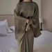 2024 Autumn New Fashion European And American Export Skirt Women's Long Sleeve Vacation Beach Holiday Dress_ecoleips.com