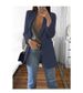 K New Fashion Casual Slim Fit Flared Blazer Women's Tailored Overcoat_ecoleips.com